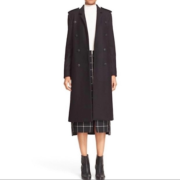rag & bone Jackets & Blazers - Rag & Bone Ashton Women’s double breasted long coat-black-size 10